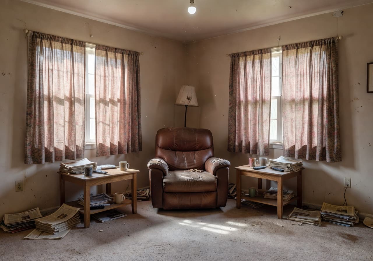 Tired living room photo before using the DecorAI AI interior design app